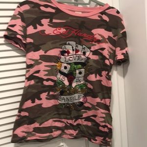 Ed Hardy rhinestones T-shirt